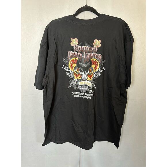 NWT 2010 Harley Davidson Voodoo New Orleans, LA French Quarter T Shirt- Size 2XL - Picture 2 of 6